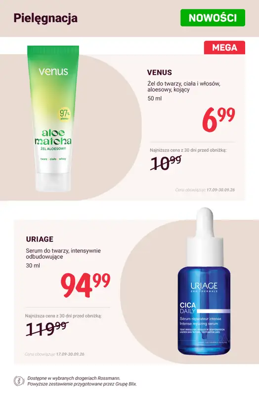 Rossmann - gazetka promocyjna Nowości na promocji! od soboty 19.09 do środy 23.09 - strona 7