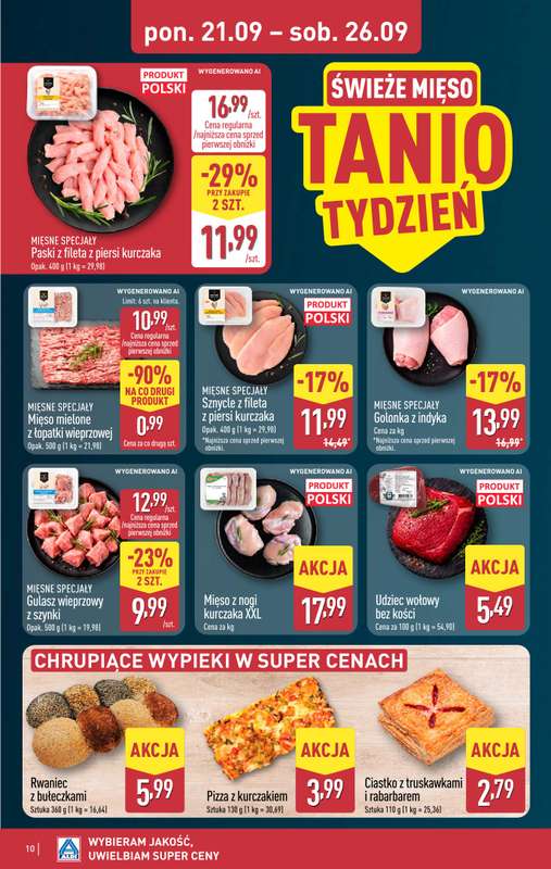 Aldi - gazetka promocyjna Pełny katalog! od poniedziałku 21.09 do soboty 26.09 - strona 10