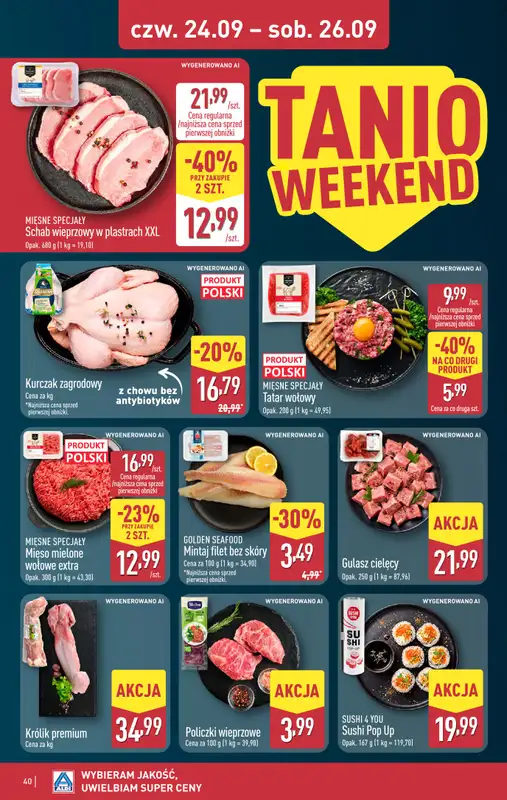 Aldi - gazetka promocyjna Pełny katalog! od poniedziałku 21.09 do soboty 26.09 - strona 40