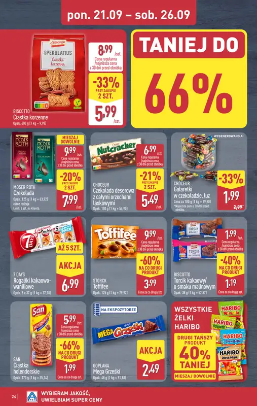 Aldi - gazetka promocyjna Pełny katalog! od poniedziałku 21.09 do soboty 26.09 - strona 24