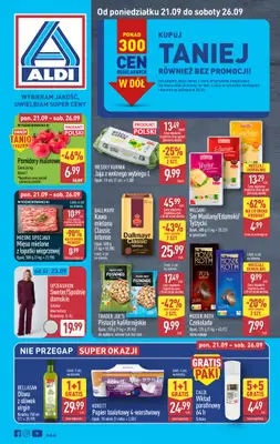 Aldi - gazetka promocyjna Pełny katalog! od poniedziałku 21.09 do soboty 26.09