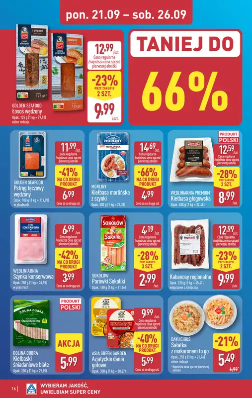 Aldi - gazetka promocyjna Pełny katalog! od poniedziałku 21.09 do soboty 26.09 - strona 16