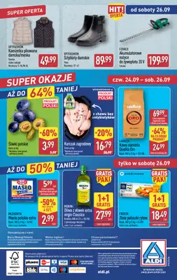 Aldi - gazetka promocyjna Weekend super cen w Aldi! od czwartku 24.09 do soboty 26.09 - strona 12