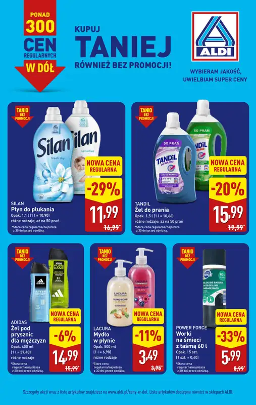 Aldi - gazetka promocyjna Kupuj TANIEJ również bez promocji! od poniedziałku 21.09 do soboty 26.09 - strona 4