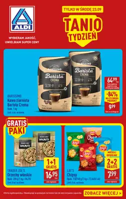 Aldi - gazetka promocyjna Tak tanio w Aldi! od środy 23.09 do środy 23.09
