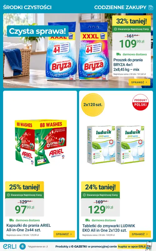 ERLI - gazetka promocyjna Gazetka  do niedzieli 27.09 - strona 6