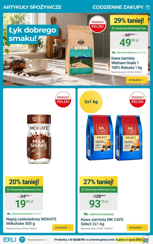 ERLI - gazetka promocyjna Gazetka  do niedzieli 27.09 - strona 7