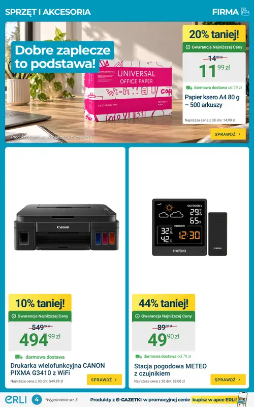 ERLI - gazetka promocyjna Gazetka  do niedzieli 27.09 - strona 4