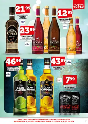 TOPAZ - gazetka promocyjna Ulotka alkoholowa od piątku 18.09 do środy 30.09 - strona 7