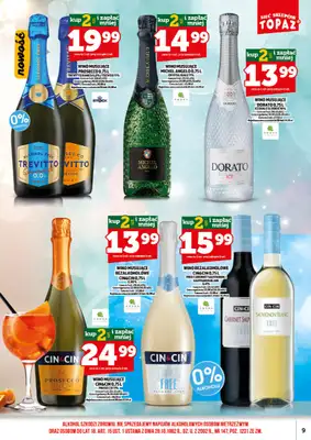 TOPAZ - gazetka promocyjna Ulotka alkoholowa od piątku 18.09 do środy 30.09 - strona 9