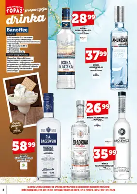 TOPAZ - gazetka promocyjna Ulotka alkoholowa od piątku 18.09 do środy 30.09 - strona 4