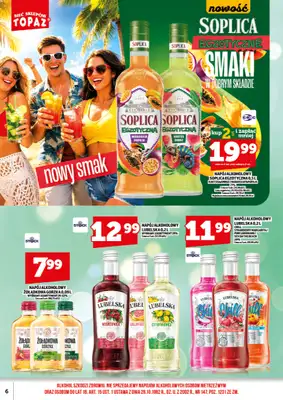 TOPAZ - gazetka promocyjna Ulotka alkoholowa od piątku 18.09 do środy 30.09 - strona 6