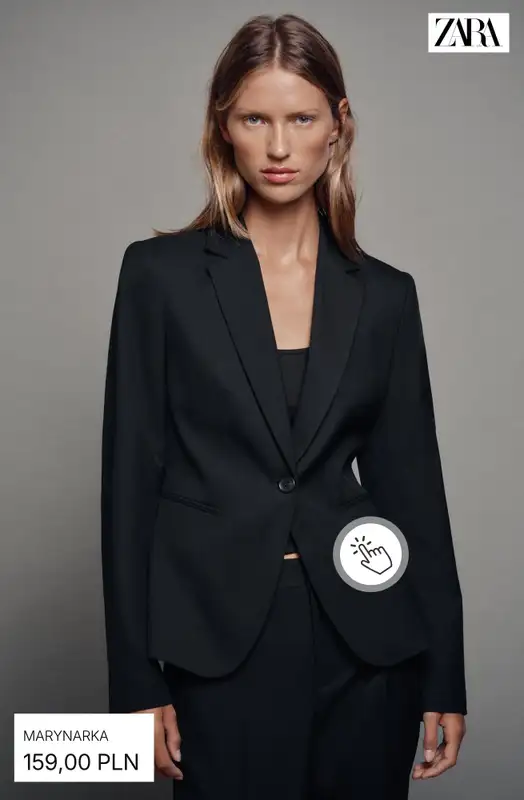 Zara - gazetka promocyjna Czarne marynarki od soboty 19.09  - strona 2