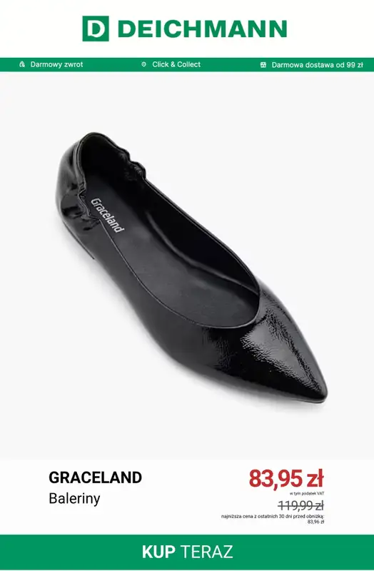 Deichmann - gazetka promocyjna Wyprzedaż do 99 zł od niedzieli 20.09  - strona 8