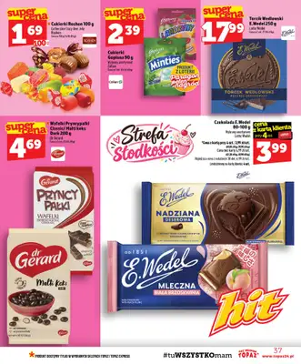 TOPAZ - gazetka promocyjna Gazetka od czwartku 24.09 do środy 30.09 - strona 37
