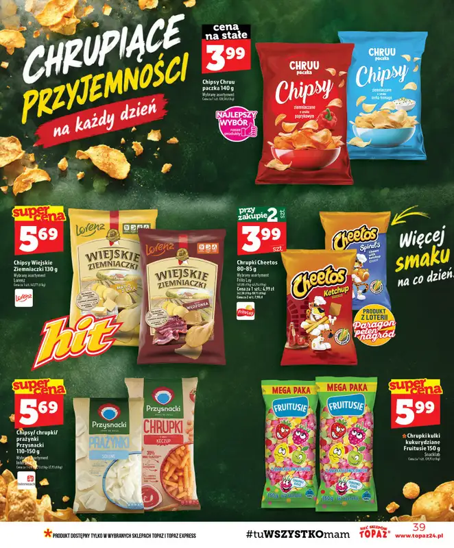 TOPAZ - gazetka promocyjna Gazetka od czwartku 24.09 do środy 30.09 - strona 39