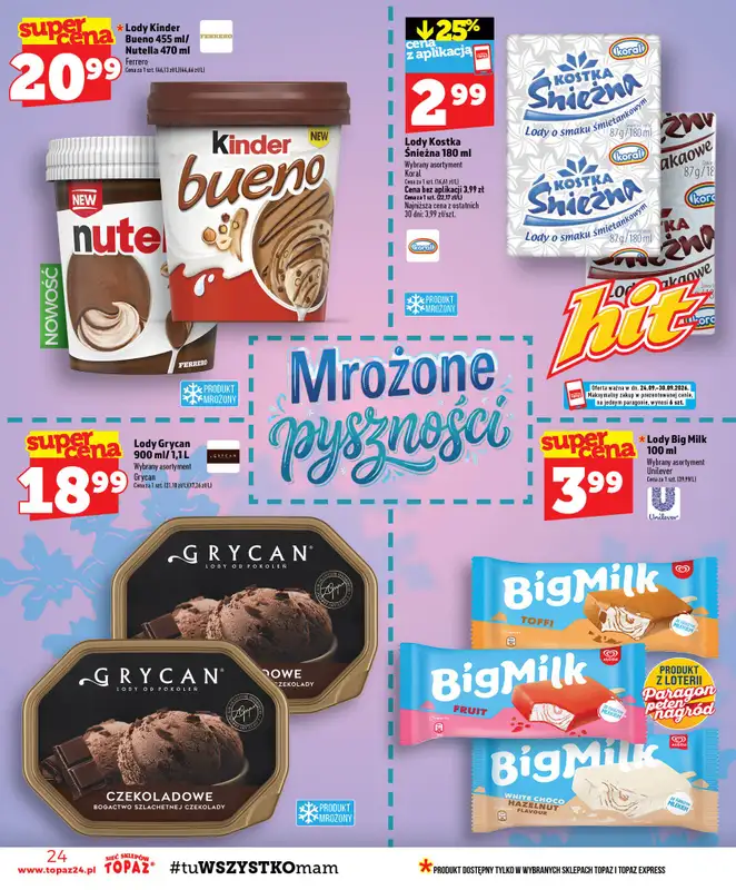 TOPAZ - gazetka promocyjna Gazetka od czwartku 24.09 do środy 30.09 - strona 24