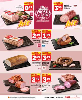 TOPAZ - gazetka promocyjna Gazetka od czwartku 24.09 do środy 30.09 - strona 13