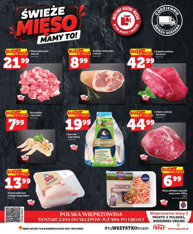 TOPAZ - gazetka promocyjna Gazetka od czwartku 24.09 do środy 30.09 - strona 9