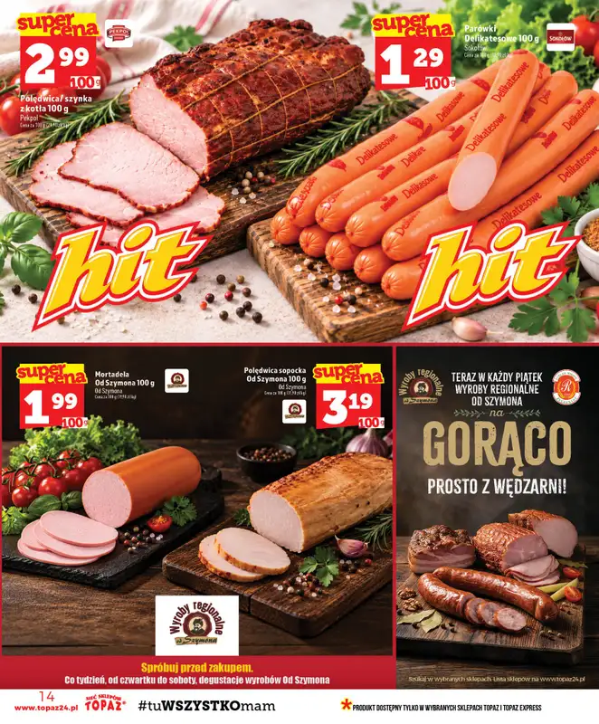 TOPAZ - gazetka promocyjna Gazetka od czwartku 24.09 do środy 30.09 - strona 14
