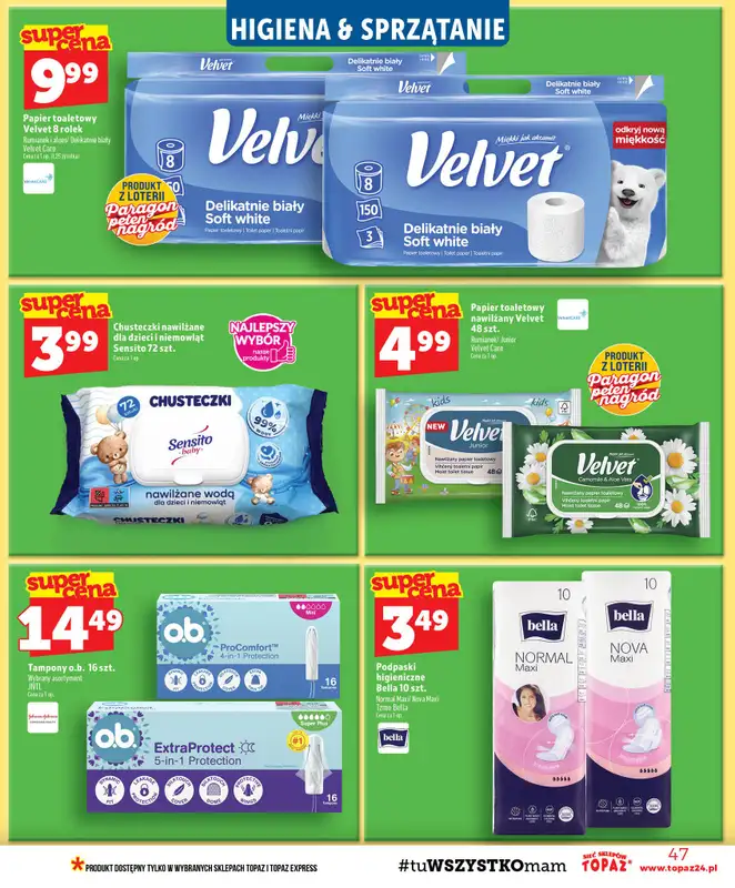 TOPAZ - gazetka promocyjna Gazetka od czwartku 24.09 do środy 30.09 - strona 47