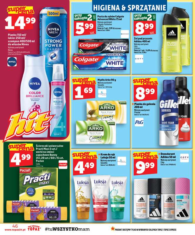 TOPAZ - gazetka promocyjna Gazetka od czwartku 24.09 do środy 30.09 - strona 46
