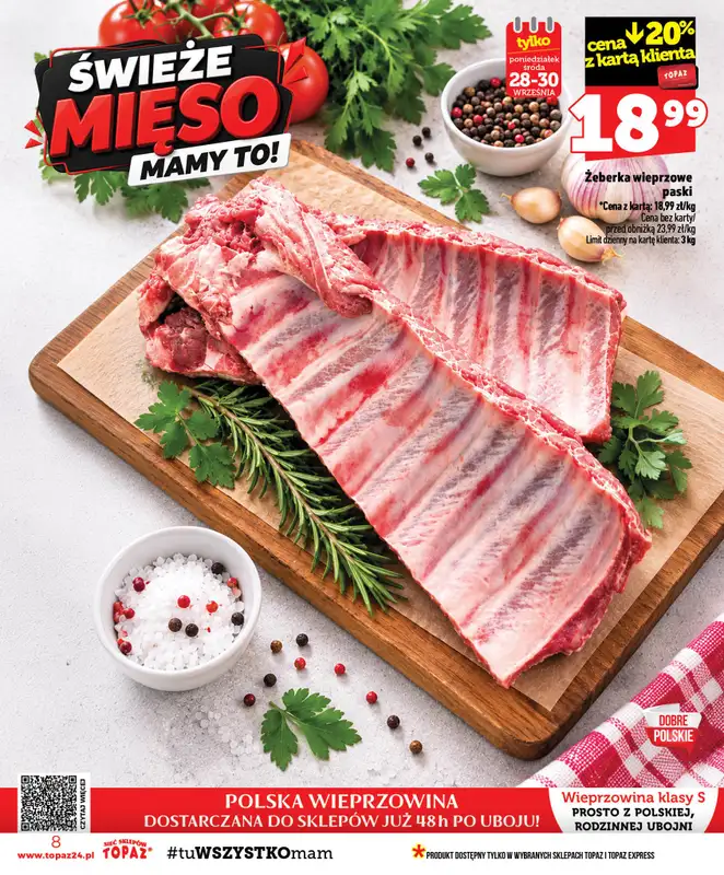 TOPAZ - gazetka promocyjna Gazetka od czwartku 24.09 do środy 30.09 - strona 8