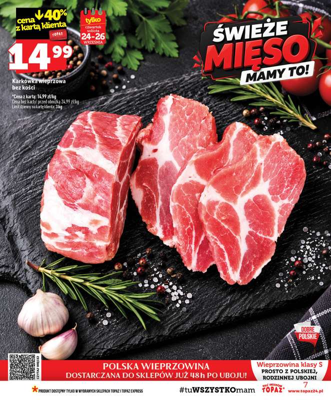 TOPAZ - gazetka promocyjna Gazetka od czwartku 24.09 do środy 30.09 - strona 7