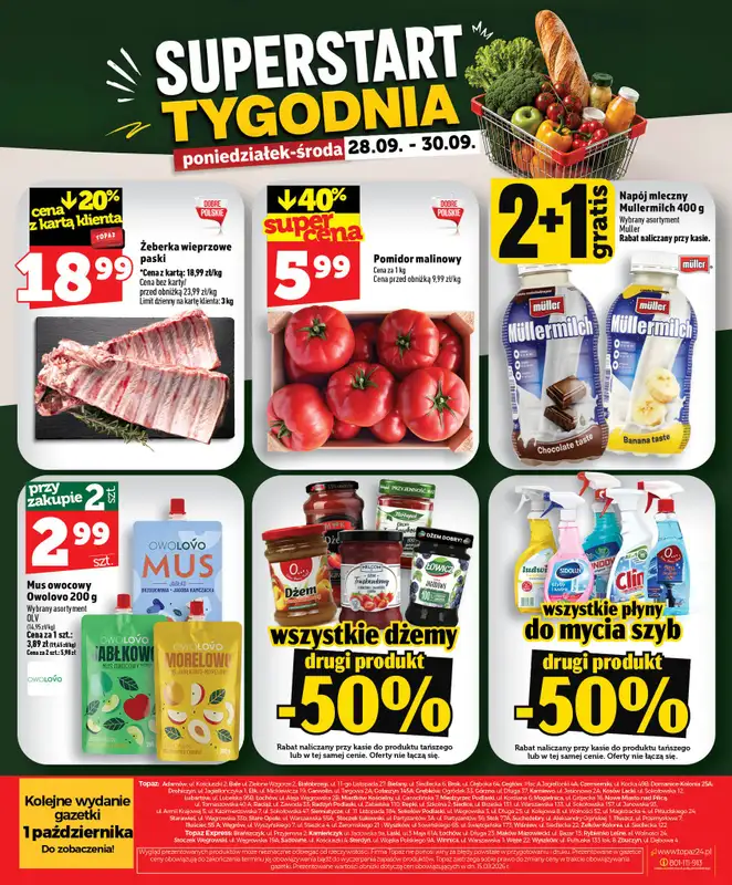 TOPAZ - gazetka promocyjna Gazetka od czwartku 24.09 do środy 30.09 - strona 52