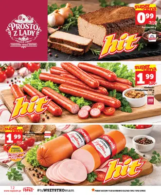 TOPAZ - gazetka promocyjna Gazetka od czwartku 24.09 do środy 30.09 - strona 12