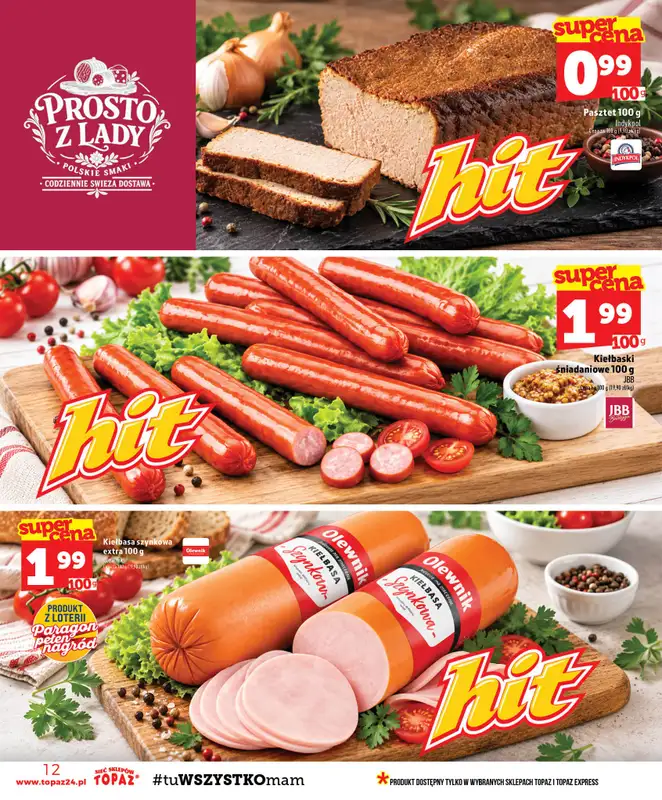 TOPAZ - gazetka promocyjna Gazetka od czwartku 24.09 do środy 30.09 - strona 12