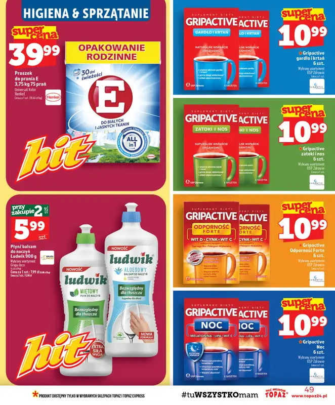 TOPAZ - gazetka promocyjna Gazetka od czwartku 24.09 do środy 30.09 - strona 49
