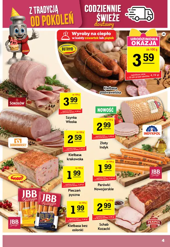 Gram Market - gazetka promocyjna Gazetka od środy 23.09 do wtorku 29.09 - strona 4