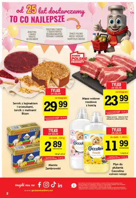 Gram Market - gazetka promocyjna Gazetka od środy 23.09 do wtorku 29.09 - strona 2