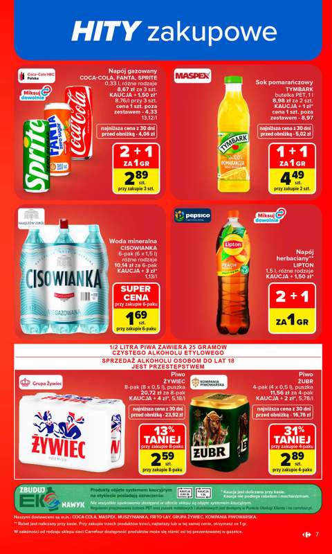 Carrefour - gazetka promocyjna Gazetka Carrefour od poniedziałku od poniedziałku 21.09 do soboty 26.09 - strona 9