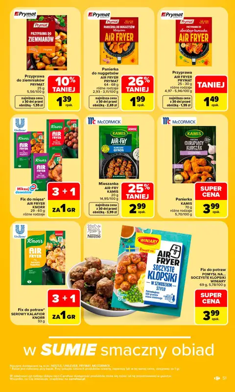 Carrefour - gazetka promocyjna Gazetka Carrefour od poniedziałku od poniedziałku 21.09 do soboty 26.09 - strona 53