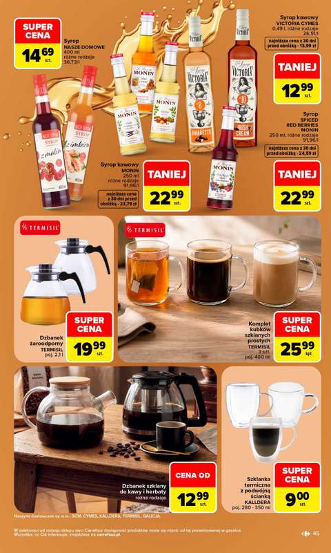 Carrefour - gazetka promocyjna Gazetka Carrefour od poniedziałku od poniedziałku 21.09 do soboty 26.09 - strona 47