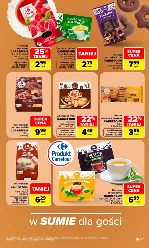 Carrefour - gazetka promocyjna Gazetka Carrefour od poniedziałku od poniedziałku 21.09 do soboty 26.09 - strona 49