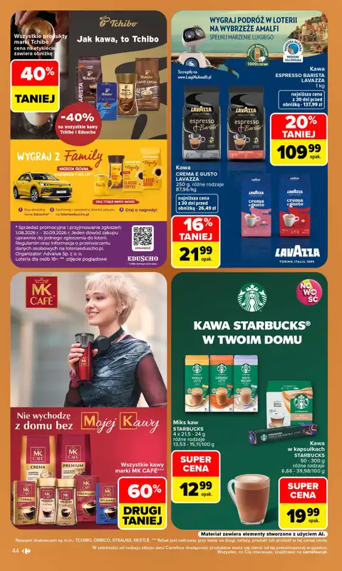 Carrefour - gazetka promocyjna Gazetka Carrefour od poniedziałku od poniedziałku 21.09 do soboty 26.09 - strona 46