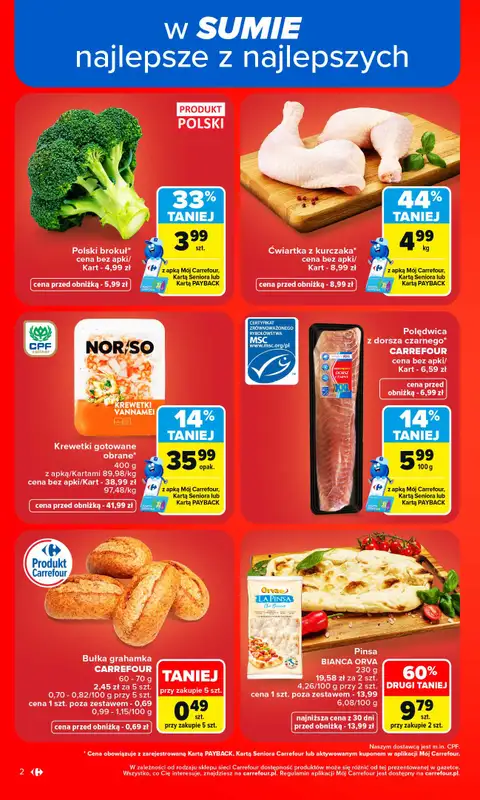 Carrefour - gazetka promocyjna Gazetka Carrefour od poniedziałku od poniedziałku 21.09 do soboty 26.09 - strona 4