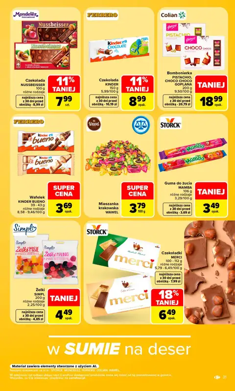 Carrefour - gazetka promocyjna Gazetka Carrefour od poniedziałku od poniedziałku 21.09 do soboty 26.09 - strona 33