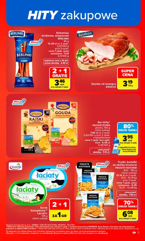 Carrefour - gazetka promocyjna Gazetka Carrefour od poniedziałku od poniedziałku 21.09 do soboty 26.09 - strona 5