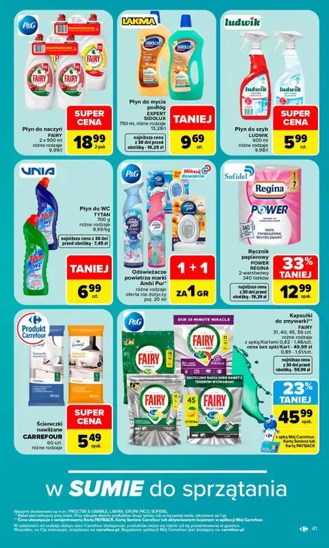 Carrefour - gazetka promocyjna Gazetka Carrefour od poniedziałku od poniedziałku 21.09 do soboty 26.09 - strona 43