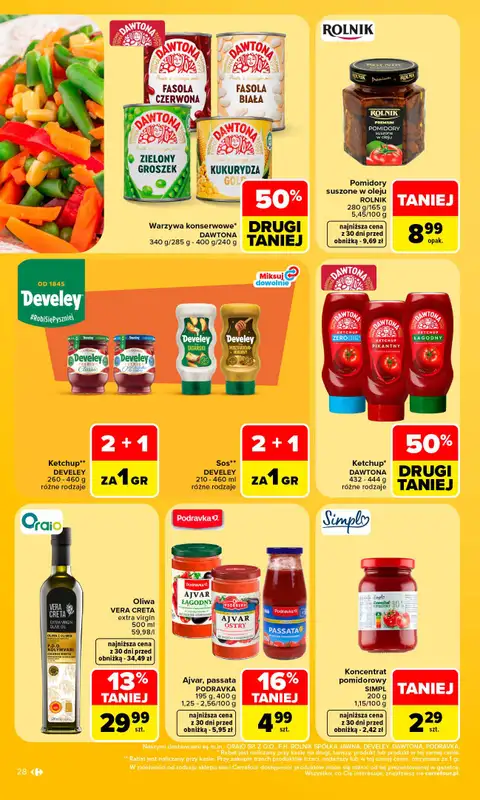 Carrefour - gazetka promocyjna Gazetka Carrefour od poniedziałku od poniedziałku 21.09 do soboty 26.09 - strona 30