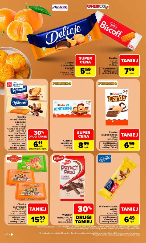 Carrefour - gazetka promocyjna Gazetka Carrefour od poniedziałku od poniedziałku 21.09 do soboty 26.09 - strona 48