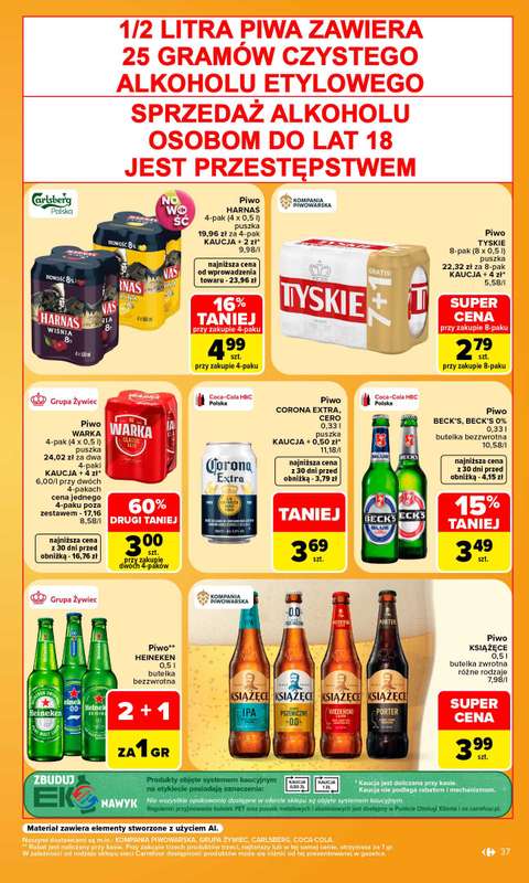 Carrefour - gazetka promocyjna Gazetka Carrefour od poniedziałku od poniedziałku 21.09 do soboty 26.09 - strona 39