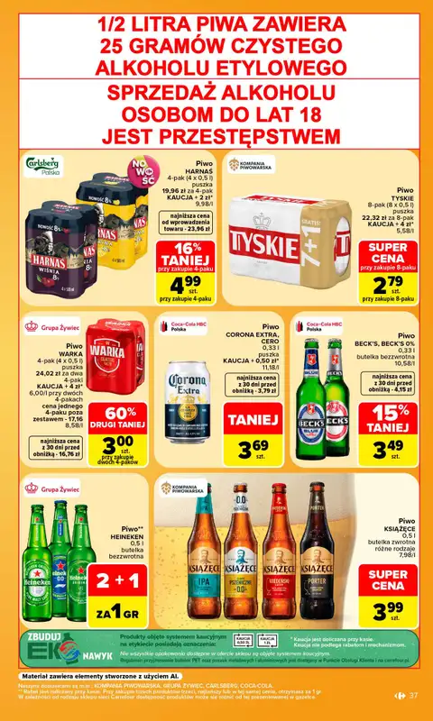 Carrefour - gazetka promocyjna Gazetka Carrefour od poniedziałku od poniedziałku 21.09 do soboty 26.09 - strona 39