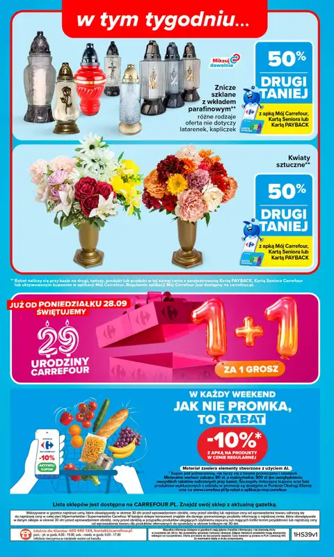 Carrefour - gazetka promocyjna Gazetka Carrefour od poniedziałku od poniedziałku 21.09 do soboty 26.09 - strona 54