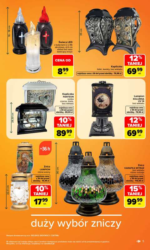 Carrefour - gazetka promocyjna Gazetka Wybór na czas zadumy od poniedziałku 21.09 do soboty 03.10 - strona 5