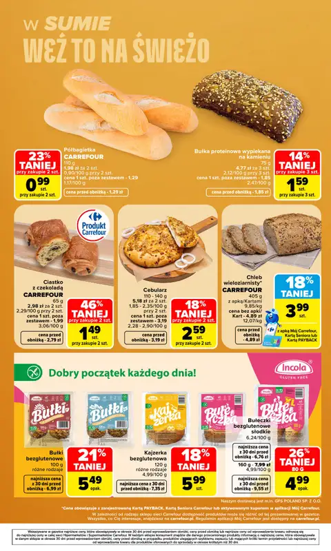 Carrefour - gazetka promocyjna Gazetka Weź to na świeżo od poniedziałku 21.09 do soboty 26.09 - strona 10